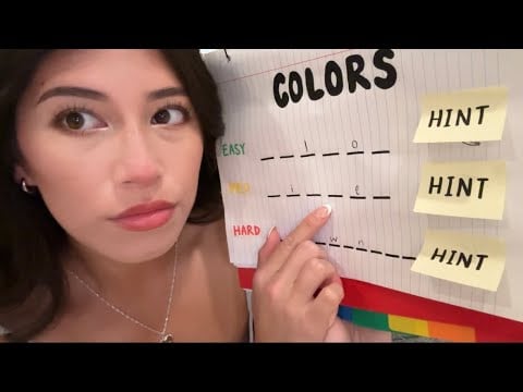 guess the word quiz (asmr)
