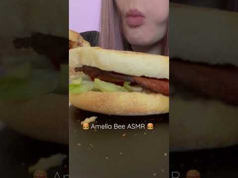 McDonald’s mukbang 🍔 #mukbang #mukbangasmr #asmreating