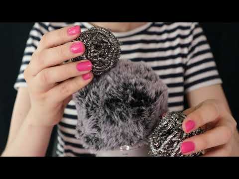 ASMR Brain Tingling Fluffy Mic Scratching and Rubbing (No Talking)