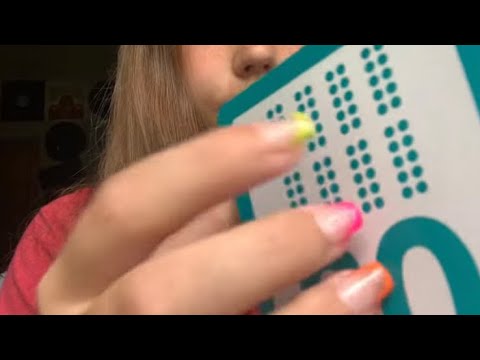 Asmr | Doing Flashcards (Math & Questions)