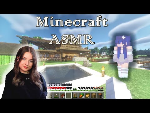 ASMR | Minecraft Server Tour! (Whispering, Rain sounds & Ambience)