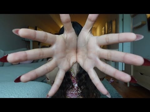 ASMR ⚡️ Fast to Slow Hand Movements + Tingly Mouth Sounds