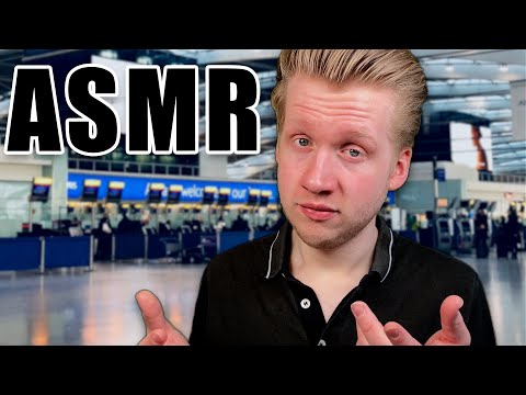 ASMR - Flughafen Mitarbeiter, aber du hast deinen Flug verpasst! (Roleplay)