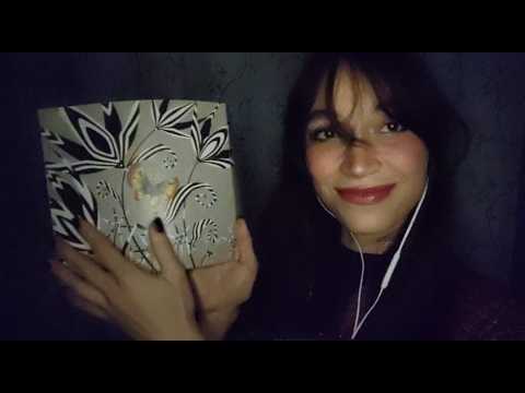 Asmr lendo até você pegar no sono - Semi-inaudível - Inaudible reading