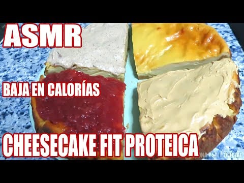 ASMR | [Cocina saludable 3]🍰 Cheesecake Fit Proteica  🍰