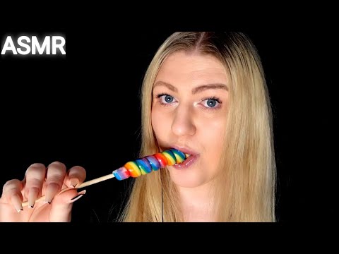 ASMR  RAINBOW LOLLIPOP INTENSE MOUTH SOUNDS (NO TALKING)