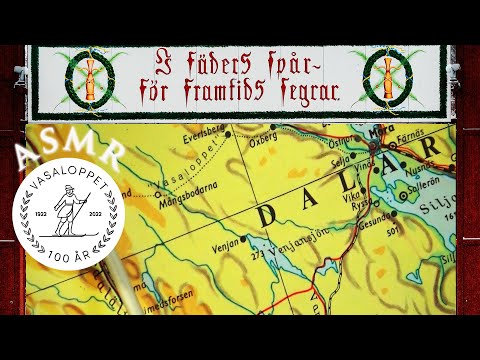 ASMR Vasaloppet Ski Race Maps and Facts | 1 hour Soft Spoken