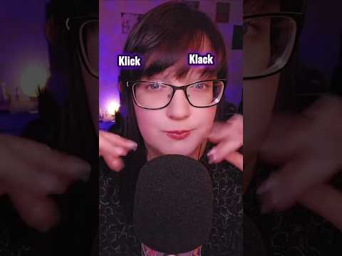 Klick Klack ASMR ☝️ Bekommst du tingles davon #asmrvisual #asmrmouthsound #asmrsound #asmr #tap
