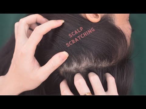 ASMR Head Scratching Fast, Real Person Hair Combing Sounds For Reduce Stress, Headache