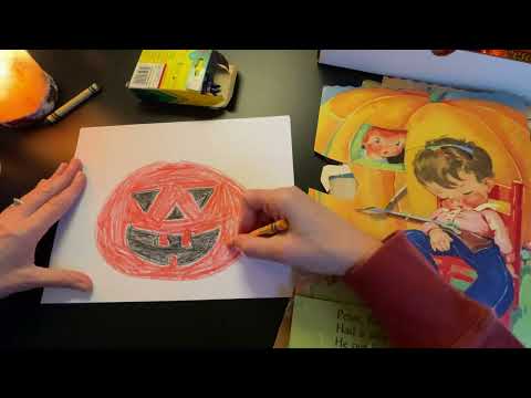 Putting Together a Halloween Care Package and Making a Card too! Unintentional ASMR