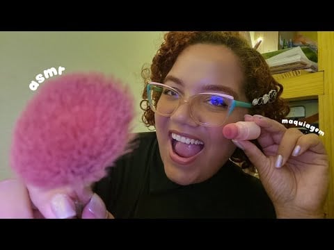 ASMR MAQUIANDO VOCÊ mas com VOZ SUAVE 💕✨