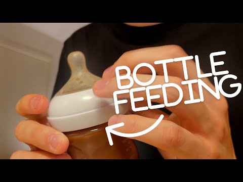 asmr bottle feeds you before bedtime