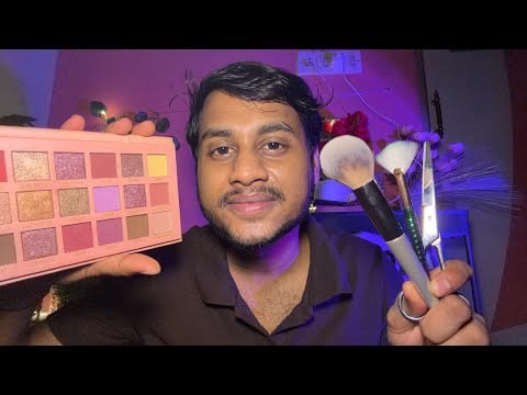 ASMR Your Cozy Rainy Day Makeover 🌧️💄✂️ Skincare, Makeup & Haircut Personal Attention