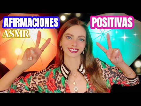 🌙 ASMR AFIRMACIONES POSITIVAS y PODEROSAS para Ser Más FELIZ y POSITIVO 🌟| ASMR en ESPAÑOL