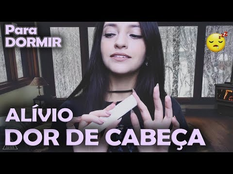 [ASMR] ALÍVIO DOR DE CABEÇA ☼ Massagem (Creme), Limpeza Energética