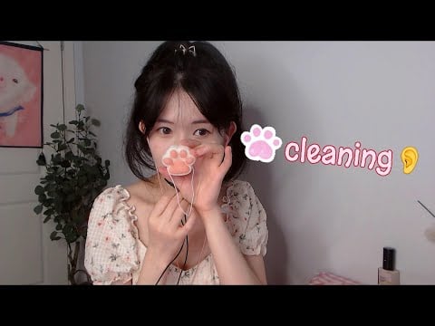 ASMR 用貓爪粗魯掏耳朵，磨擦你的大腦 Intense Ear Cleaning & Rubbing