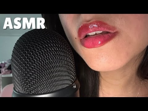 ASMR UP CLOSE DELICATE MOUTH SOUNDS & CAMERA TOUCHING