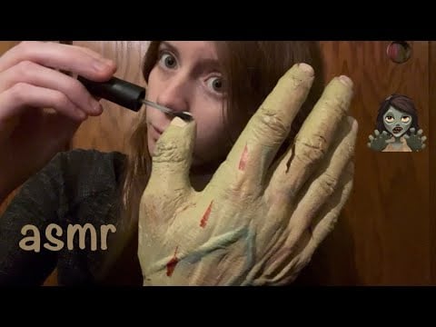 asmr doing your nails but you’re a zombie! 🧟‍♂️ (lofi roleplay)