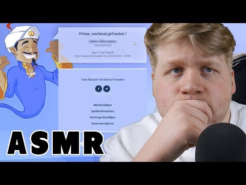 ASMR Gaming | Der AKINATOR kennt mich?! auf Deutsch/German