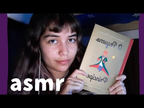ASMR - lendo Pequeno Príncipe | 📖📚✨