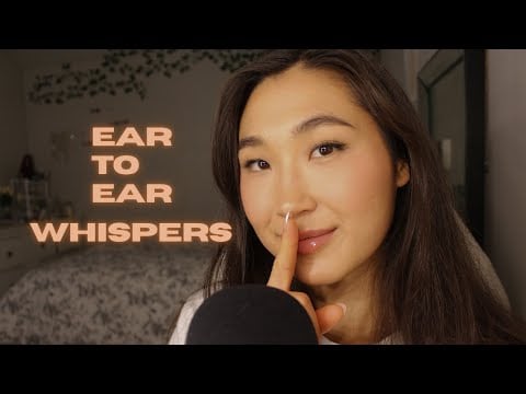 ASMR Deep Ear to Ear Whispers | Mic Scratching | Repeating "it's okay"