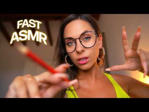 ASMR drawing on you with ALL kinds of things - Painting You Fast ASMR