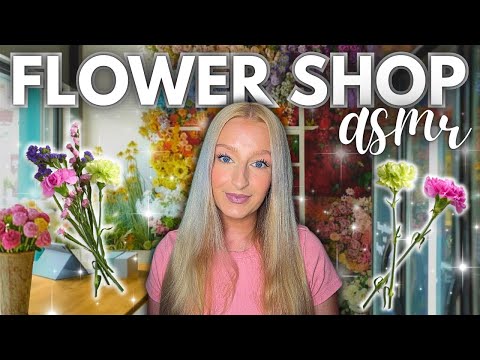 Florist ASMR 💤🌷Relax While I Design Your Custom Bouquet 💐 (soft spoken + whispered, hand movements) 