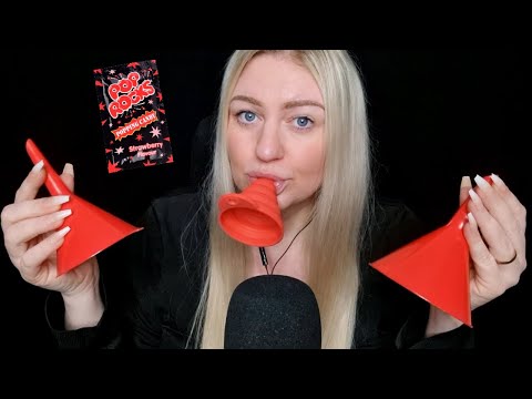 ASMR INTENSE FUNNEL MOUTH SOUNDS WITH TRIGGERS & POP ROCKS