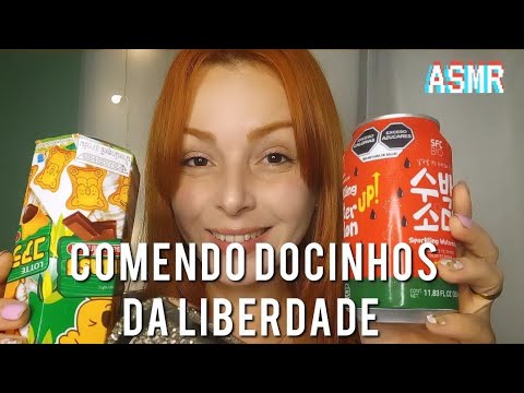 #mukbang Comendo DOCINHOS japoneses/ASMR