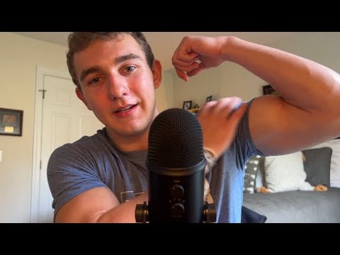 ASMR Gym Bro body triggers