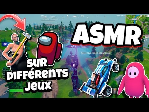 ASMR Français • Sur DIFFÉRENTS JEUX pour Un MAXIMUN DE FRISSON😴💤(FALL GUYS, ROCKET LEAGUE, AMONG US)