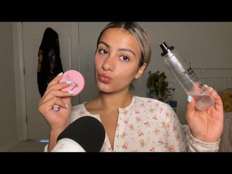 ASMR whisper ramble while I do my makeup 💋💤