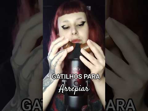 Qual desses gatilhos te arrepia? (no talking) #asmr #asmrsounds