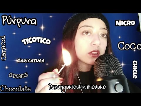 ASMR | PALABRAS DETONANTES 🖤✨