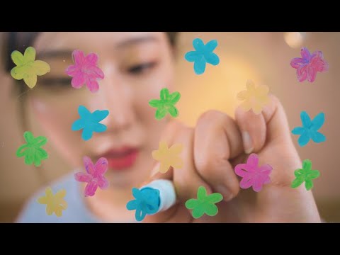 [ASMR] 당신의 꿈을 그려드릴게요 🌸 | 시각적 그림 ASMR