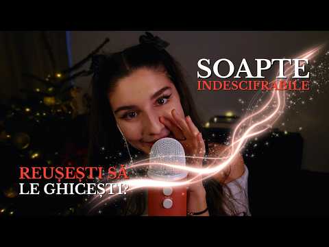 ASMR 🇹🇩 Reușești să Ghicești Aceste Cuvinte? *ȘOAPTE INDESCIFRABILE*