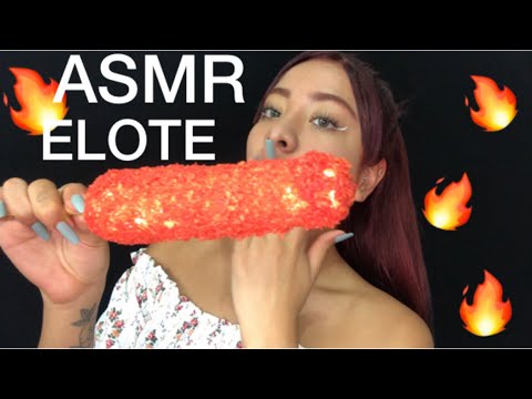 🔥🌽ASMR EN ESPAÑOL| COMIENDO ELOTE FLAMING HOT🌽🔥