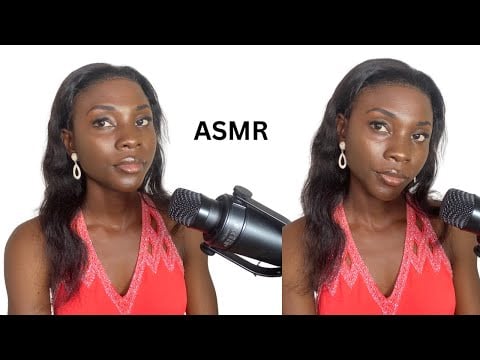 ASMR GIVING YOU THE SHIVERS AND TELLING YOU ABOUT ME, EAR CLEANING, CHEW GUM MOUTH SOUNDS