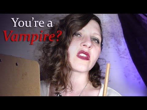 Rude Receptionist Won't let You into the Vampire Meeting | Vampire Listener Roleplay