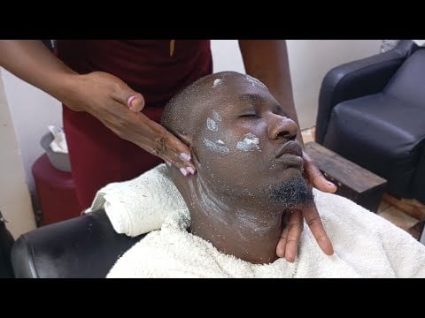 ASMR💈Most Satisfying Head Massage, Facial massage,Neck Massage and Head wash.
