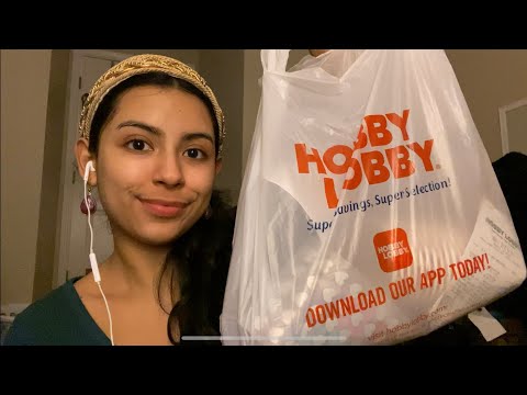 ASMR HOBBY LOBBY HAUL! 💕 SUPER RELAXING