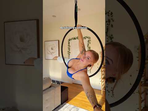 It’s hard work being an aerialist