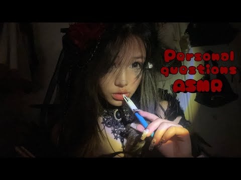 ASMR black swan asks you weird personal questions | pen nibbling | personal attention
