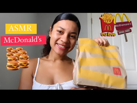 ASMR Español - COMIENDO MCDONALDS| BIG MAC , CHICKEN NUGGETS, FRIES