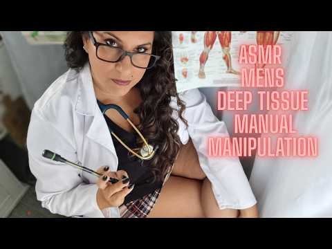 ASMR MENS  manual manipulation  ROLEPLAY  RELAXING SOFT SPOOKEN SLEEP AID