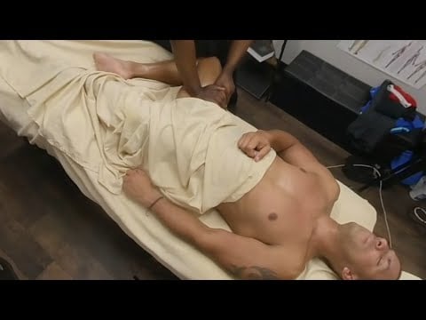 VR180 Lucas's Quads Massage (Best Seen in a VR Headset)