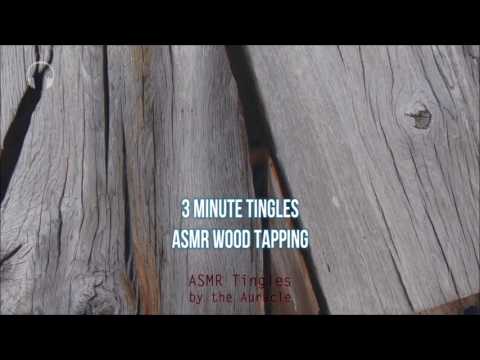 3 Minute Tingles [ASMR] ★  ASMR Wood Tapping ★ [Binaural] [Layered] [Ad free]