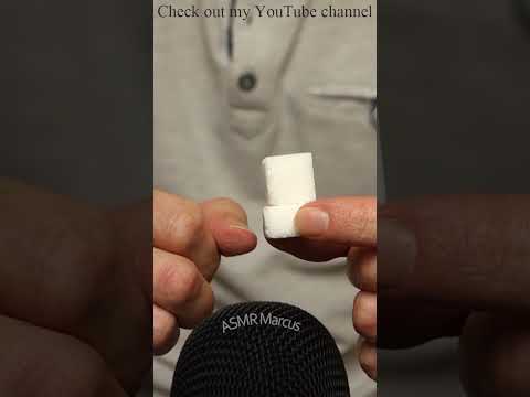 ASMR Tapping and rubbing some sugar cubes #short