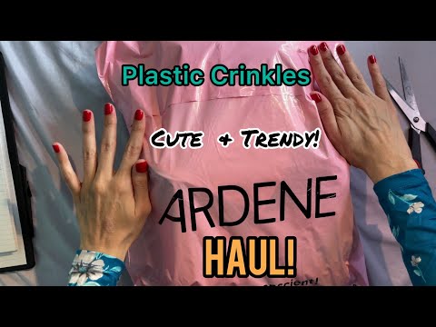 ASMR Haul Whisper With Plastic Crinkle(From Online Store Ardene) #crinklesounds