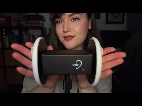 ASMR 3Dio Ear MASSAGE w/ Oil (no talking)